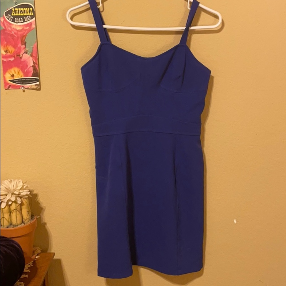 Royal Blue Mini Dress Size Small